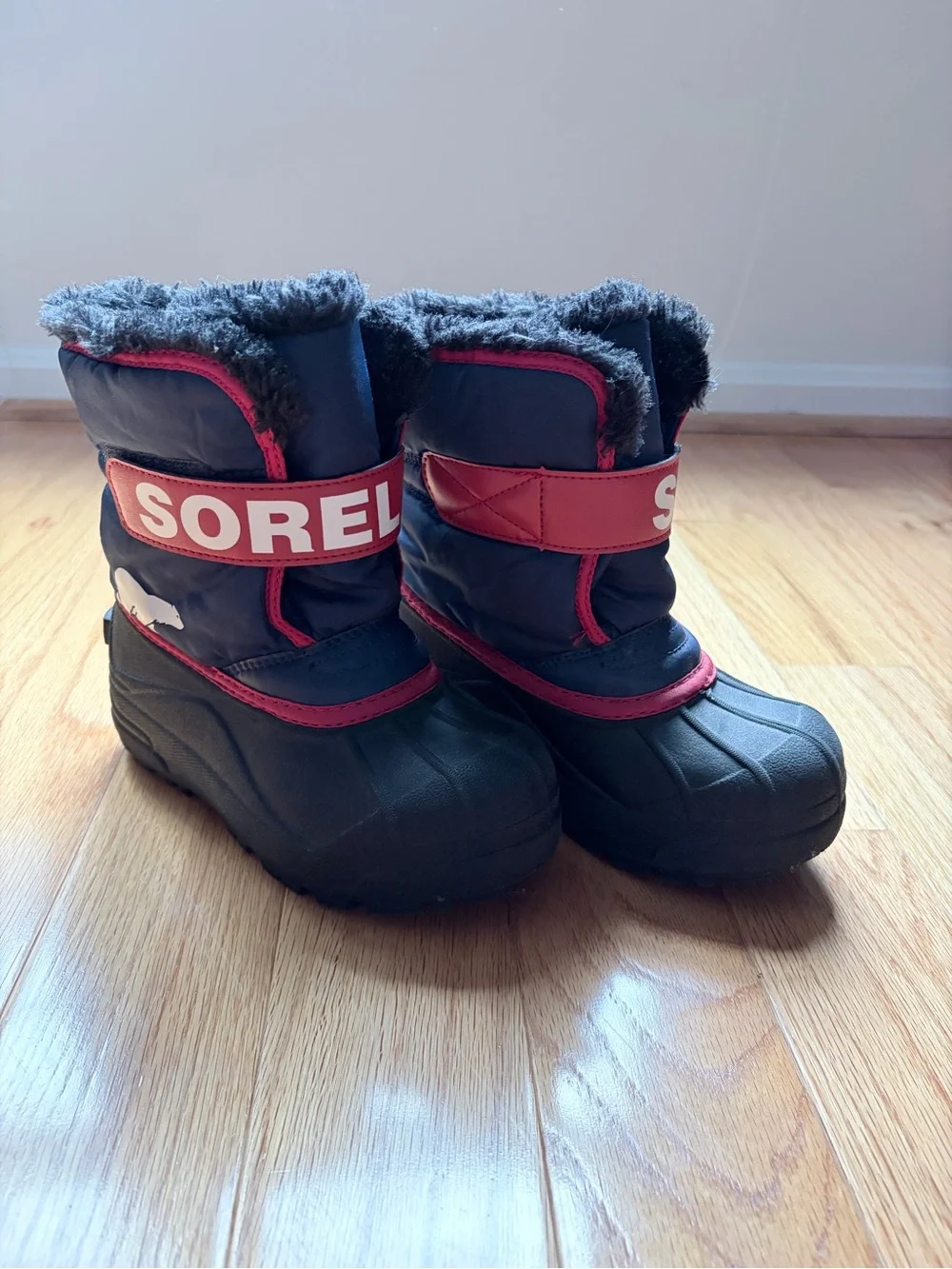 Sorel Kids Winter Boots with Faux Fur Cuff